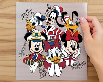 Disney Cruise Squad DTF Transfer, Mickey and Friends Cruise Heat Press, Disney Cruise Trip, Disney Vacation 2026, Disney Summer Shirt Print