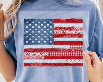 American Flag Dtf Transfers, Ready to Press, Fourth of July Dtf, Summer Direct to Film, Trendy Dtf, Memorial Day, 4th July Iron-on Decal