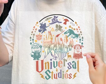 Disney Universal Studios DTF Transfer, Disney Trip Ready To Press, Disney Family Vacation Dtf, Universal Studios Heat Press, Disneyworld DTF