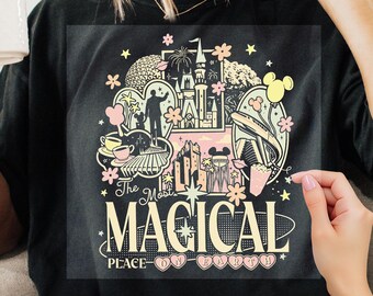 The Most Magical Place On Earth DTF Transfer, Girl Trip DTF Shirt Design, Family Matching Magic Castle DTF, Ready to Press,Magic Kingdom Dtf