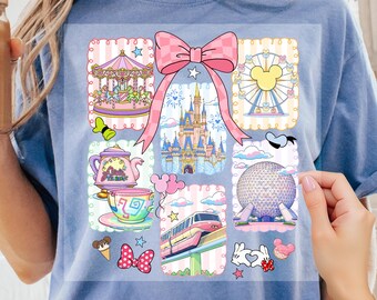 Walt Disney World Dtf, Castillo Retro de Epcot Center Dtf, Tour de Disneyworld, Regalos para el viaje familiar al lugar más mágico de la Tierra 2026, Traslados Dtf