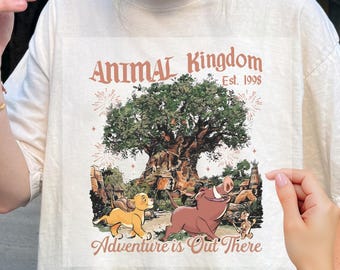 Retro 90s Disney Animal Kingdom Lion King, Disney The Lion King DTF, gifts Disney Hakuna Matata DTF, Disney The Lion King Ready To Press