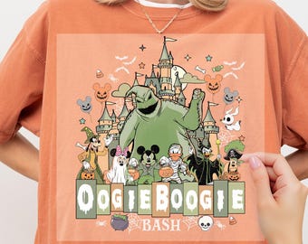 Oogie Boogie Bash DTF, Halloween Disney DTF, Nightmare Before Christmas DTF Transfer, Halloween 2026 Dtf Gift, Ready to Press Shirt Design