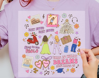 Película de Disney Channel Lizzie McGuire Retro Dtf, Disneyland Familia A juego Dtf, Disney Nostalgia This Is What Dreams Dtf, Transferencias Dtf Regalo