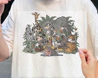 Disney Mickey and Friends Safari DTF, Disney Animal Kingdom DTF, Disney Safari Trip DTF, Animal Kingdom Dtf, Mickey And Friends Wild Dtf