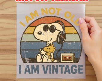 I Am Not Old I Am Vintage Dtf, Retro Theme Park Trip Dtf, Nostalgic Family Vacation Dtf, The Happiest Place Dtf, Dtf Transfer,Ready to Press