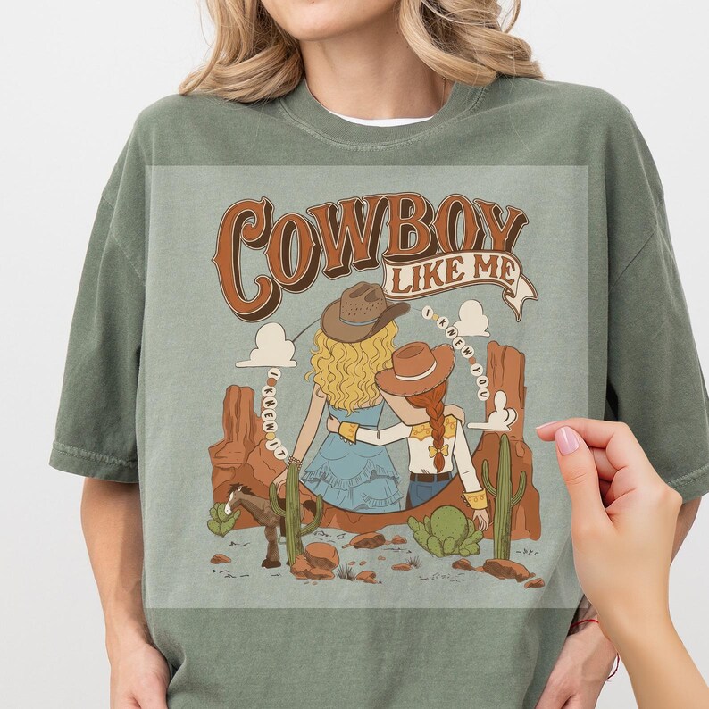 Cowboy Like Me Dtf, Vintage Western Jessi Toy Story 5, Retro Cowgirl Graphic Gift For Music Fan, Toy Story Lover Dtf, Dtf Transfers Gifts immagine 4