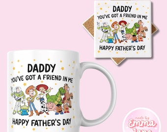 Toys Mug and Coaster Set | Father's Day Gift