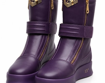 Custom Purple Fashion Shoes for FELICIA REGIS | Personalized Stylish Sneakers | Handmade Custom Design Shoes | Unique Gift Footwear