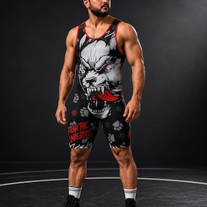 Custom Wrestling Singlet – Men's Athletic Gear, Performance Fabric, Team Uniforms