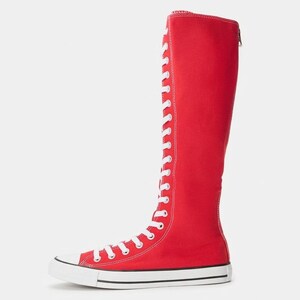 Botas altas con cordones personalizadas / Zapatillas altas de lona, elige colores. imagen 9