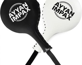 Boxing Focus Mitts – PU Leather Training Gear for MMA Striking Practice