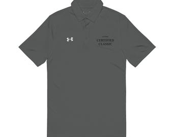 Laurel Wreath Embroidered Short Sleeve Polo Shirts Classic