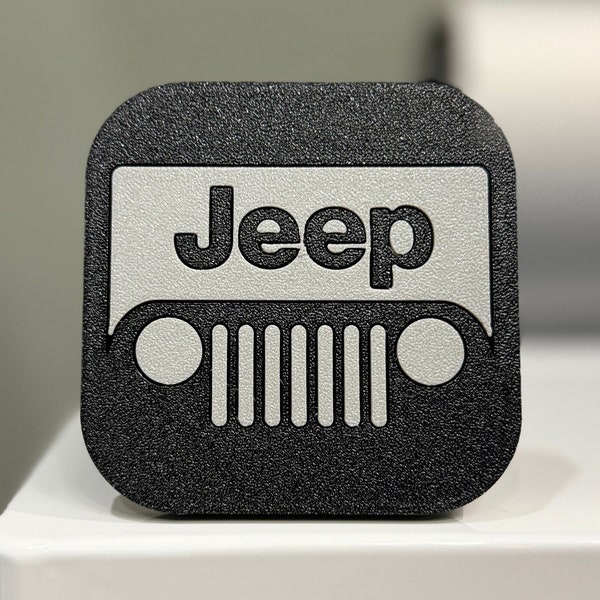 Jeep 2 Inch Tow Hitch Cover - Wrangler - Gladiator - Renegade