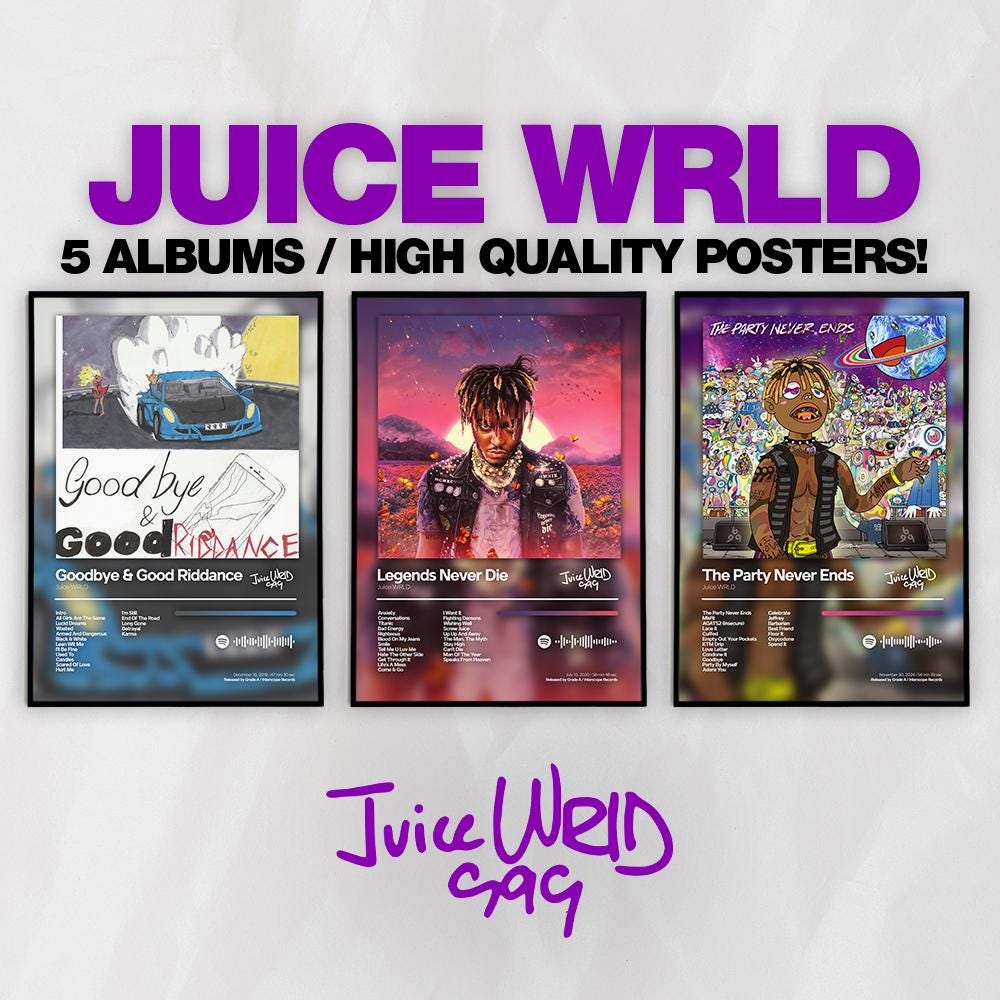 Juice WRLD アルバム5枚セット Legends Never Die (5 Year Anniversary Edition) ‑「アルバム」by