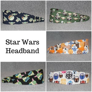 Diadema de Star Wars con o sin botones para mascarilla