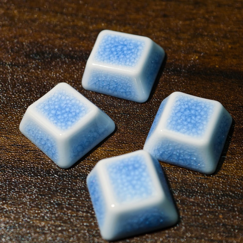 Ceramic Artisan Keycap Set, Crackle Glaze Design, OEM Profile, Custom ...