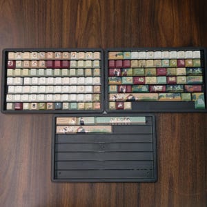 Vintage Pride and Prejudice Keycap Set | Retro Book Lover Cherry Profile PBT Keyboard image 14