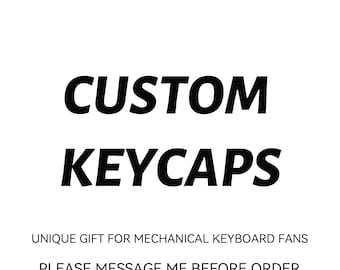 Custom PBT Keycaps, Book Character Themed, MX Mechanical Keyboard Switches