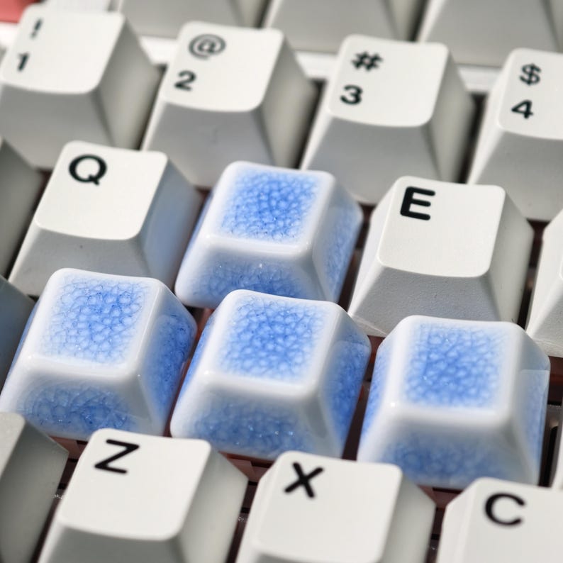 Ceramic Artisan Keycap Set, Crackle Glaze Design, OEM Profile, Custom ...