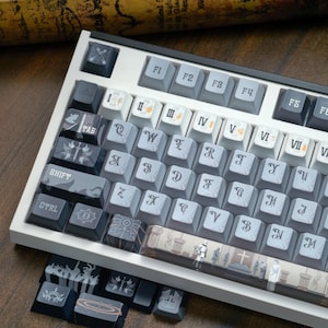 Medieval Knight Astrology Custom Keycap Set | 134 Keys Cherry Profile PBT 5-Side Dye-Sublimation