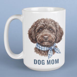 Tazza personalizzata per la mamma di un Cavapoo / Tazza da caffè con nome del cane personalizzato
