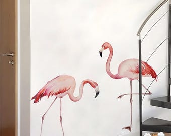 Flamingo wall decal for children's room Flamingo Wall Decal baby room, kids' sticker, wall decal, wall sticker, adhesive poster, stickers