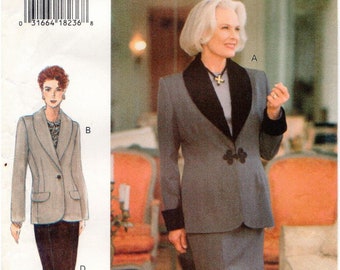 Blouse /& Pants Uncut 107-117cm Sizes 20-24 Vogue 964961 vintage sewing pattern Bust 42-46 | 1990s Misses/' Jacket