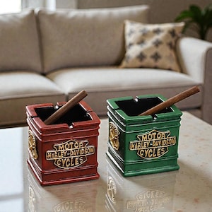 Harley Davidson Ashtray - Etsy