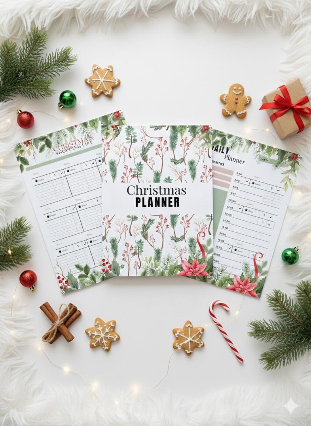 Christmas Planner Printable – Holiday Bundle With December Calendar ...