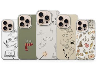 Harry Potter Hogwarts Handyhülle für iPhone 17 Pro Max 16a 15 14 13 12 11 8 7 Samsung S25fe S24fe A56 Pixel 10 XL 9a 8