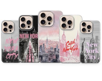 New York Handyhülle Statue Of Liberty City Cover Für iPhone 17 Pro Max 16a 15 14 13 12 11 8 7 Samsung S25fe S24fe A56 Pixel 10 XL 9a 8