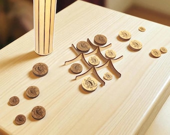 Laser Cut Tic Tac Toe / Gobblet Game: SVG DXF AI Files (Digital Download