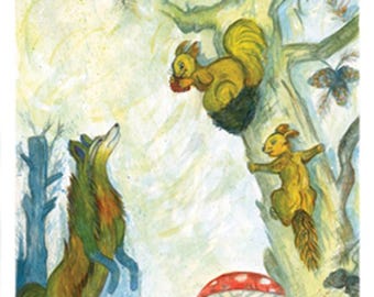 Artist Original "Showdown" - Handpainted Watercolor Painting