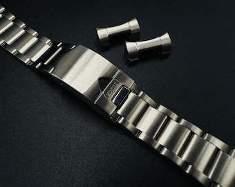 Pulsera Tudor original de 22 mm con asas curvas de acero inoxidable para Tudor Heritage Black Bay 79230 79730