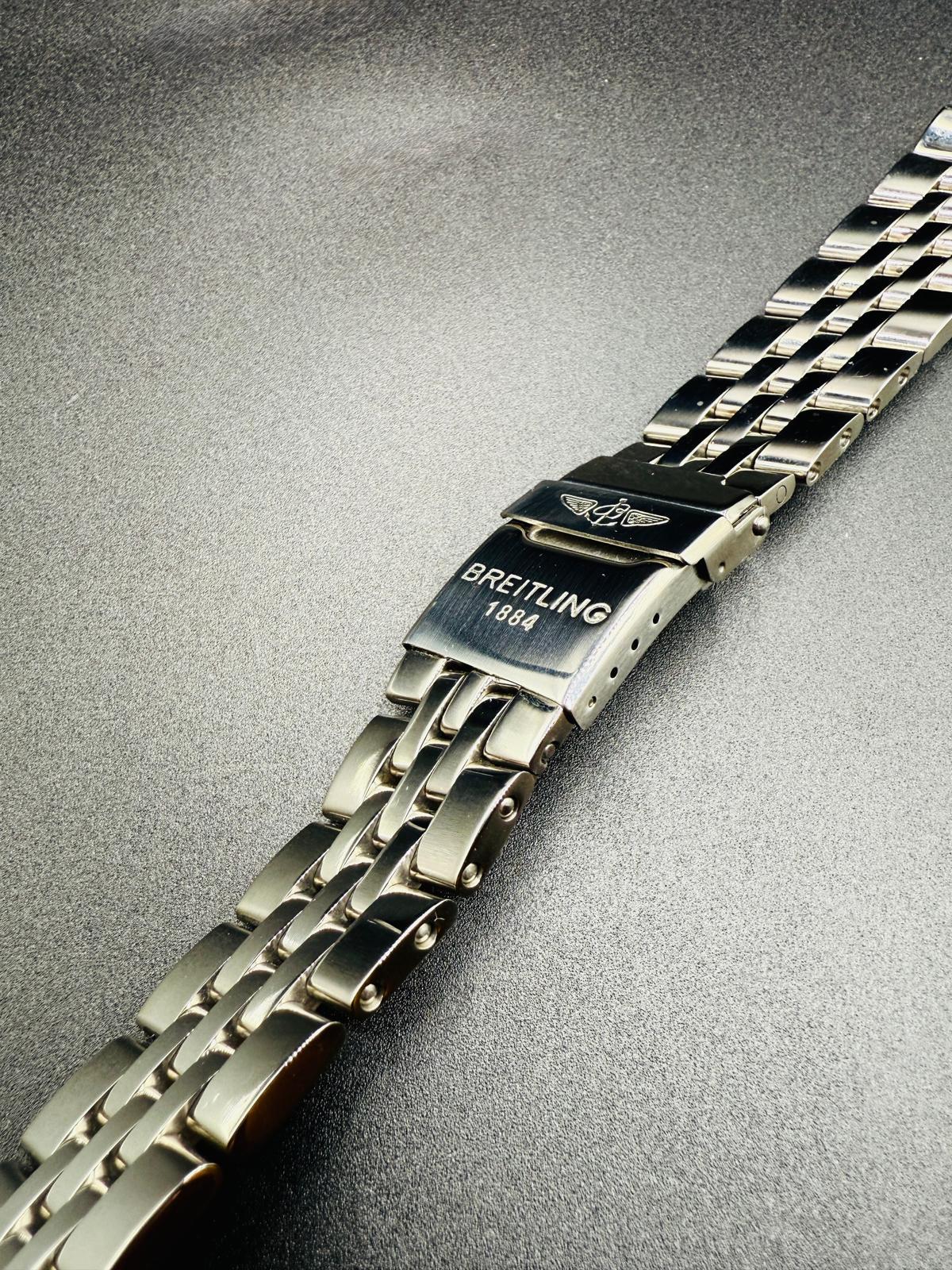 Bracelet Breitling Acier 20 Mm – Maillon Pour Montre Breitling, Occasion, Fabriqué En Suisse