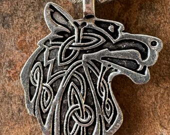 Viking Wolf Pendant