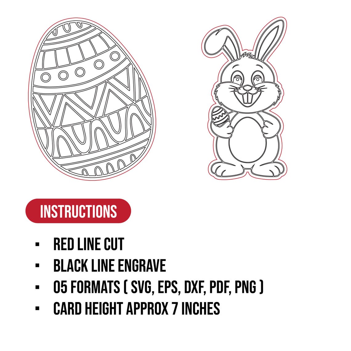 DIY Easter Craft for Kids SVG, Easter Color Me Laser File, Easter Paint ...