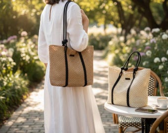 Elegant Straw Woven Handbag for Women