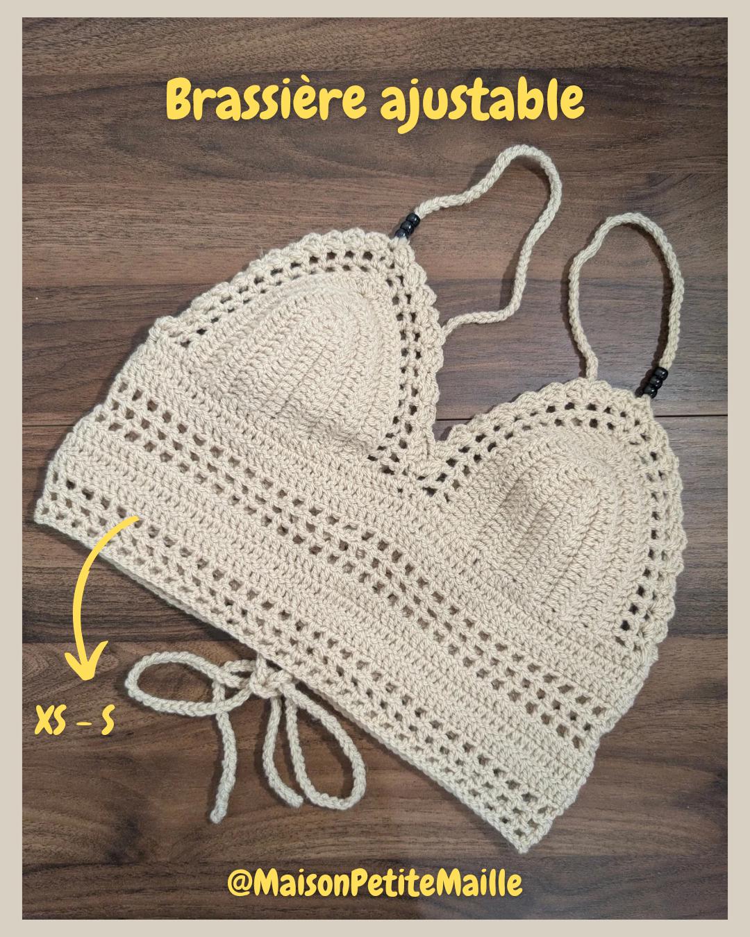 Brassière De Naissance Bleue Faite Main - Taille 00, Pour Nouveau-né, Solde