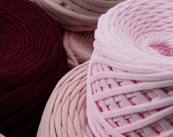 Hilo de algodón grueso: cordón de punto grueso de 3-5 mm, suministros para macramé y crochet
