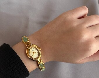 Deauville Gold-Tone Crystal Accent Women\'s Bracelet Watch il_1080xN.7316954081_k8mu.jpg main image 2