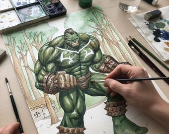 SuperHeroes Coloring Book | 43 Pages Original Hand-Drawn Printable iPad, Procreate & Print | Digital Download