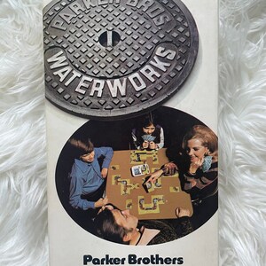 Juego de mesa vintage Parker Brothers Waterworks de 1972