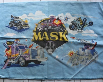 Vintage Rare M.A.S.K. Standard Pillowcase 1985