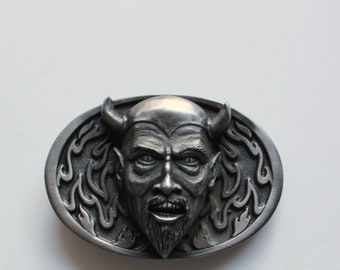 devil belt buckle