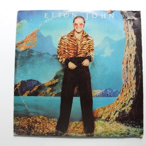Vintage Elton John Caribou Vinyl Record 1974