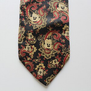 Vintage Mickey Mouse Paisley Necktie 1990s