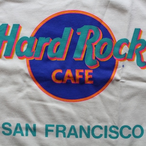 Vintage Deadstock Hard Rock Cafe San Francisco T-shirt Size Large 1990s