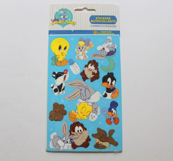 Vintage Baby Looney Tunes Stickers 1998 Etsy